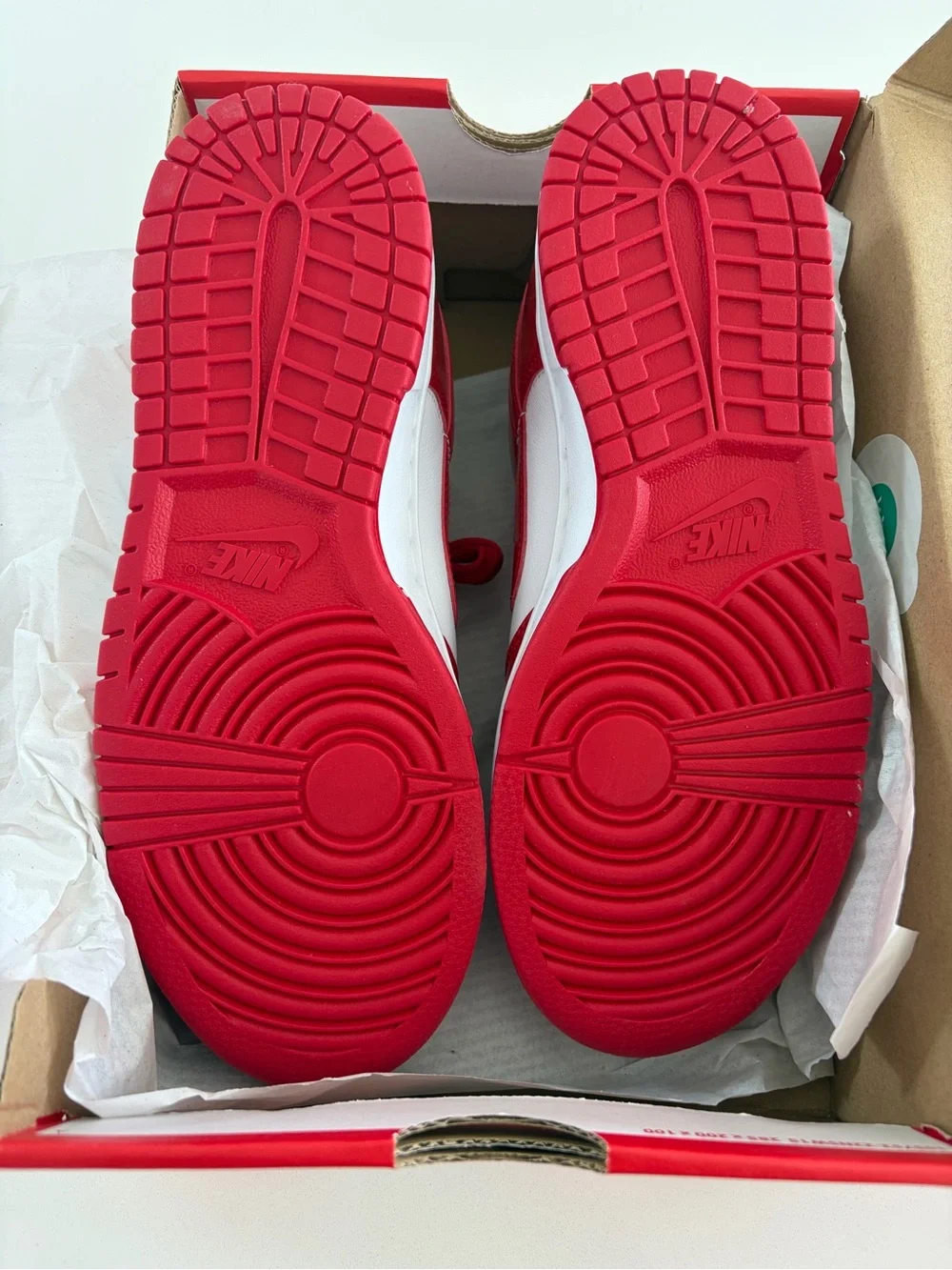 Nike Women’s Custom Low-Top Sneakers in Red/White